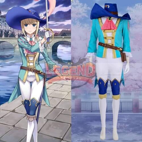 Cosplaylegend Game FGO Fate Grand Order Saber Chevalier D Eon cosplay costume full set adult costume custom made