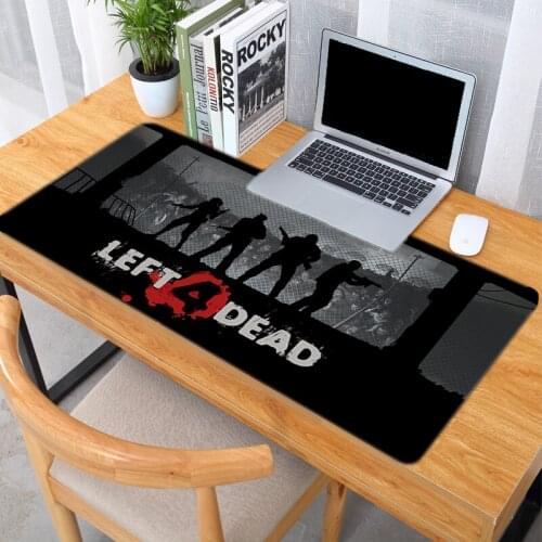 Left 4 Dead Gaming Mouse Pad Large Gamers Accessories Mause Kawaii Keyboard Anime Hot Xxl Desk Mat Pads Computer Gamer Carpet Pc
