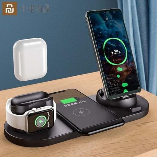 Hot Youpin Multifunctional 3in1 Wireless Charger 10W Phone Dedicated Watch Fast Charging Stand Typ-C Airpods 9 Protections Safe