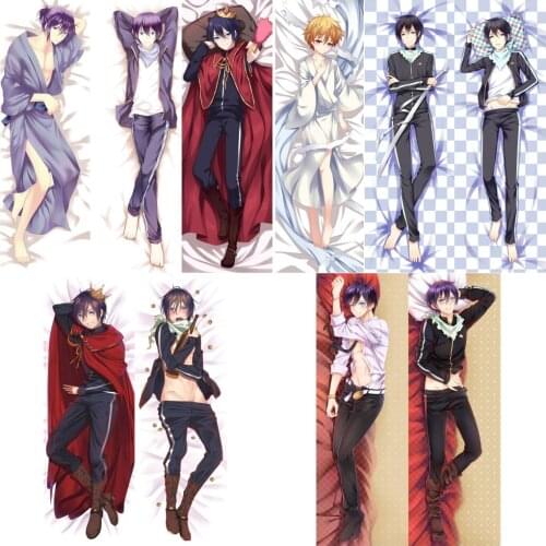 Noragami Yaboku Yukine Cosplay Dakimakura Pillow Case Hugging Body Prop
