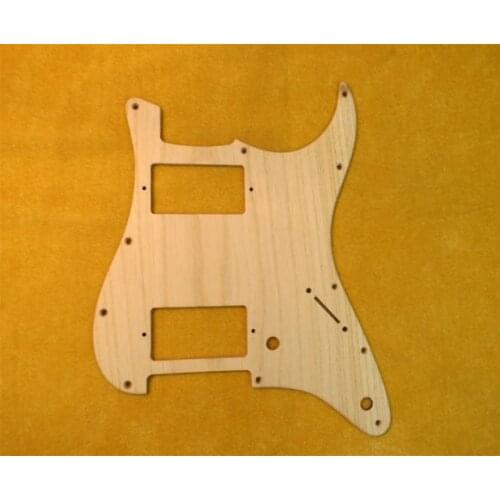 New 1PCS Solid Ailanthus wood HH Strat guitar Pickguard High Grade #2628