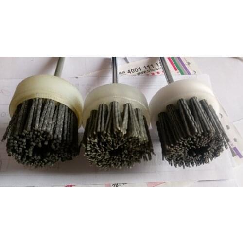 New 2pc/lot OD50MM Nylon Wire Brush Grinding Wheel Wood Carving Furniture Brush used on Electric Drill