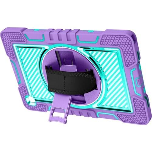 NEW-For Samsung Tab A7 T500/T505 10.4 Inch Protective Cover with 360°Rotating Bracket Protective Cover