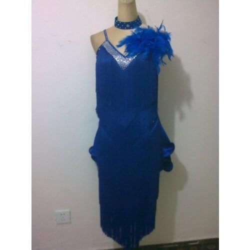 New style Latin dance costume sexy senior tassel latin dance competition dress lady child latin dnace dresses free to make