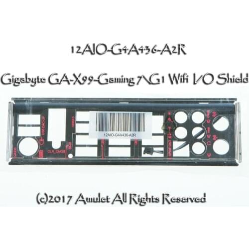 Original IO I/O Shield BackPlate Blende Bracket With LED For Gigabyte GA-X99-Gaming 7\G1 Wifi
