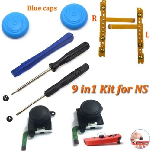 9 In1 Replacement 3D Analog Joystick ThumbStick For Nintend Switch Joy Con Controller Sensor Module Potentiometer Repair Tool SL