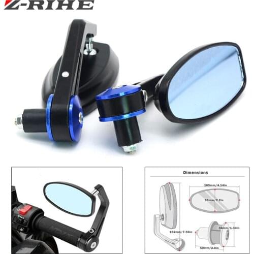 Universal 7/8"" 22mm Aluminum CNC Motorcycle Rearview Side mirror For Honda CB600F 1000 CB 600 F cb600f Hornet CBR600F CBF600SA