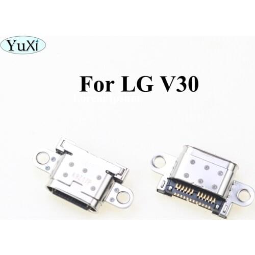 YuXi USB Charger Micro Charging Doct Port Connector For LG V30 H930 H933 V30+ H930DS V35 V30S H931 H932 LS998 US998 Jack Plug