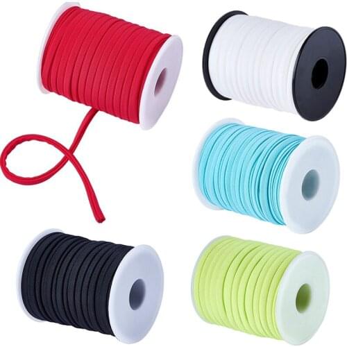 20m/roll 5mm Soft Tiny Nylon Cord Elastic Cord Thread for Jewelry Making DIY Braceleet Necklace Sewing Accessories Findings
