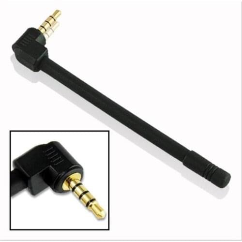 20pcs 3.5mm Jack FM Radio External Outdoor Audio Antenna for Mobile phone / Mini Speaker