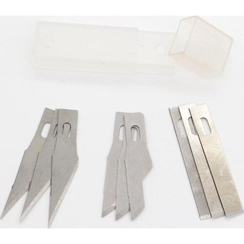 9 Replacement Blades / boxes Model carving knife 4# 11# 16# Penknife carving Mobile Phone Film Art Knife Cutting Paper
