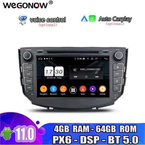 TDA7851 IPS Android10 Octa Core 4GB RAM 64GB Car DVD Player GPS navi Map RDS Radio wifi Bluetooth5.0 For Lifan X60 2011-2015