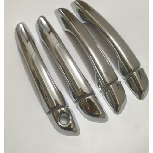 8pcs Set ABS Chrome 4 Door Handle Covers For Hyundai Elantra Sedan 2017 2018 Handle Covers Trim Sticker