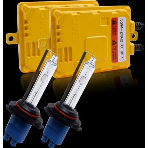55W Fast Bright HID Xenon Conversion Kit H1,H7,H3,HB3,HB4 Single beam xenon kit,H4,H13,9007 Bi-xenon beam HID kit car headlamp