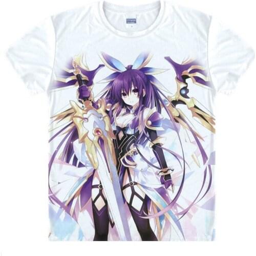 Yoshino T-Shirt Identified Spirits Shirt colorful T shirts Anime Accessories shirt Print Womens T-Shirts Anime cute t-shirt a