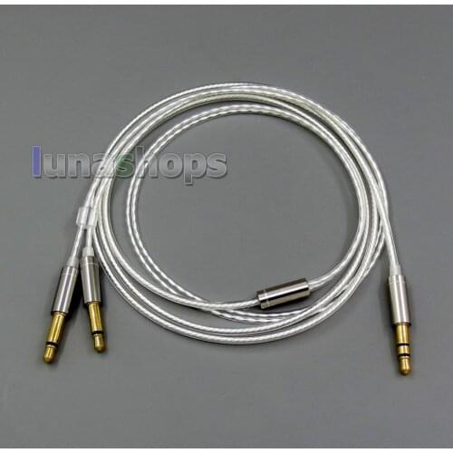 Pure Silver Plated Cable for Final Audio vi Iriver AK T1P Denon AH-D600 D7100 Velodyne vTrue LN006067