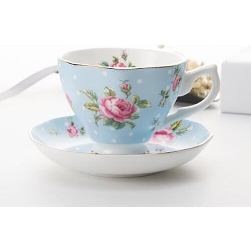 High Tea Thee Glazen Ceramic Reusable Coffee Cup Set Espresso Cups Cappuccino Tazas Para Cafe Crockery Household Products LZI067