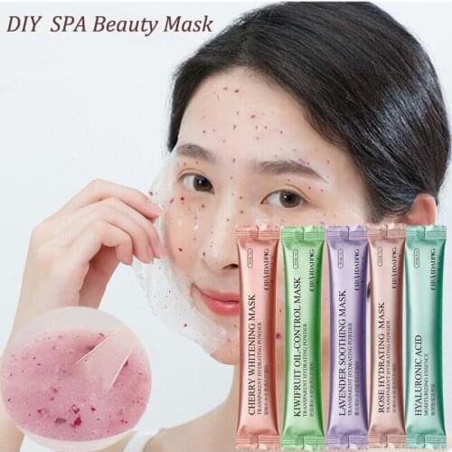 Collagen Rose Hyaluronic Acid Soft Mask Powder 15g DIY SPA Face Mask Anti Aging Anti Wrinkle Peel Off Rubber Mask Powder