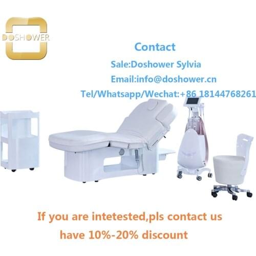 Facial beauty instrument with essential oil aromatherapy for luxury modern massage electric beds