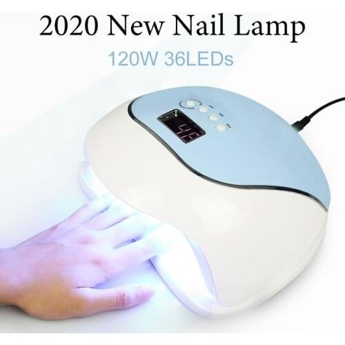 72W New LED Nail Drying Lamp With 36 Lamp Beads Nail Polish Glue high-power Dryer Special Tools for Nail Art Salon