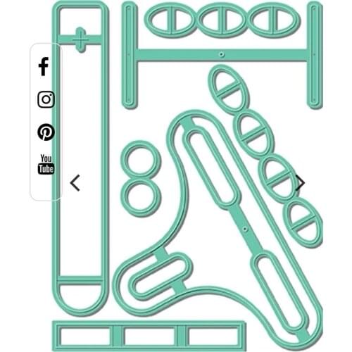 AliliArts Metal Cutting Dies Seesaw Slider Die set diy Scrapbooking Photo Album Decorative Embossing PaperCard Crafts Die 2020