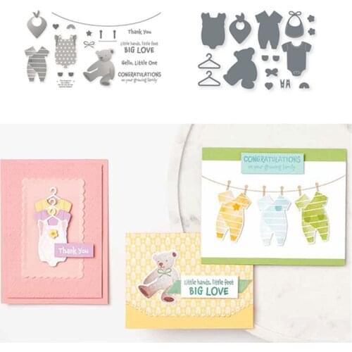 Bear Metal Cutting Dies and Stamps for Scrapbooking Die DIY Stencils Photo Album Embossing Paper Card Making Knife Mold