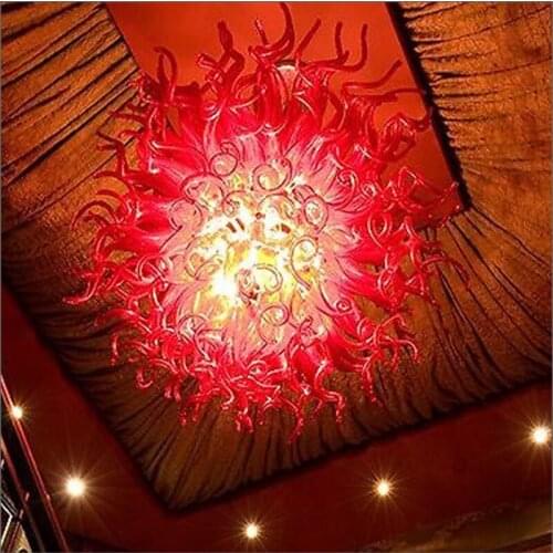 Fashionable Modern LED Chandelier European Crystal Chain Hanging LED Glass Chandelier