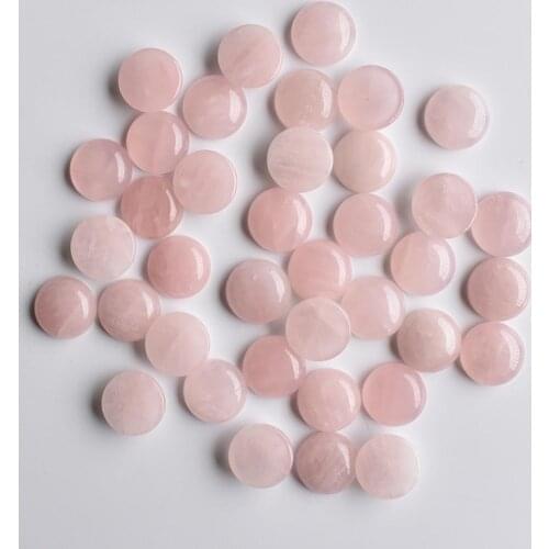Fashion high quality Natural pink Quartz round CAB CABOCHON beads for jewelry Accessories making 16mm 30pcs/lot wholesale free