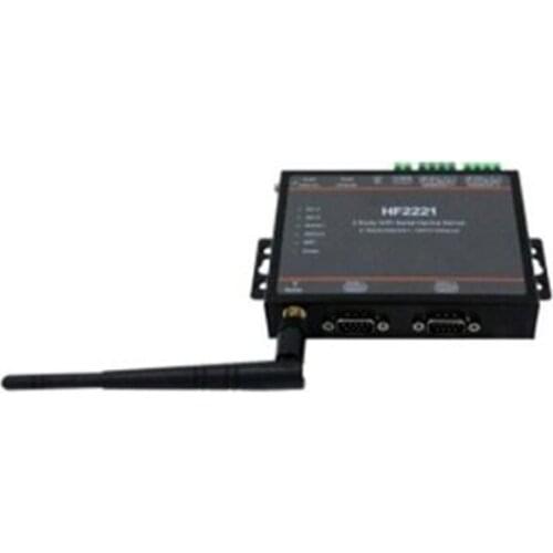 Wifi module 2221 Industrial Modbus 2Ports Serial Server RS232/RS485/RS422 to WiFi Ethernet Device Converter Connector Unit