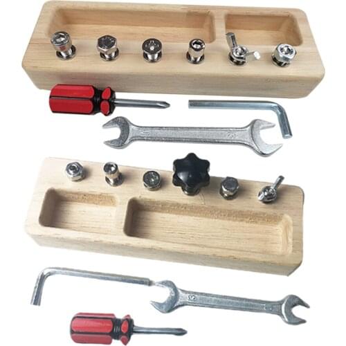 DIY Whirling Screwing Toy Kits Screws Disassembly Learning Construction Life Skills