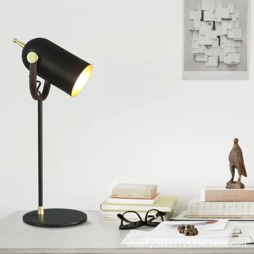 Table Lamp ASCELINA Vintage Loft Wooden Led Desk Lamp Adjustable Reading Light Office Lamp Home Lighting Decor Stores