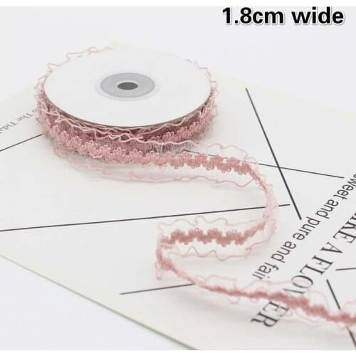 New Multi-purpose Lotus Leaf Fish Silk Stretch Chiffon Lace DIY Clothing Headdress With Bow Making Gift Box Underwear Bra Ribbon