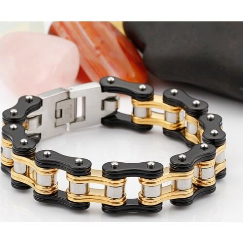 New jewelry wholesale bicycle chain bicycle bracelet mens jewelry