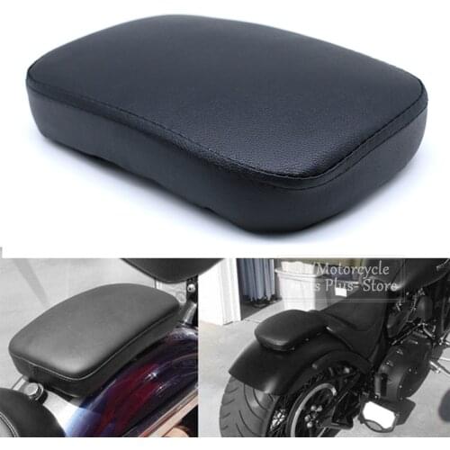 For Harley Touring Dyna Softail Sportster XL 883 1200 XL883 Motorcycle Rear Passenger Cushion Pillion Seat Pad Suction Cups