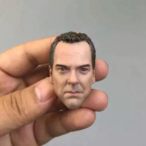 Custom 1/6 HEADPLAY Kiefer Sutherland head carving 24 Jack Bauer Head Sculpt Toy