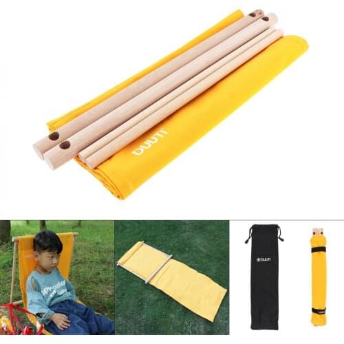 Portable Birch Canvas Beach Mat Ultralight Folding Lounge Chair Outdoor Camping Tent Waterproof Deck Chair
