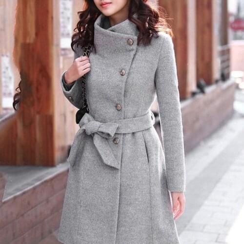 SAGACE Women's Coats With A Belt