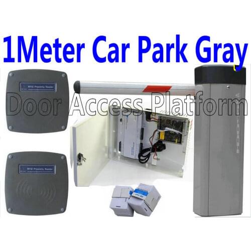 1 Meter Card reading Car Parking Lot Entry+Exit Management 1M RFID EM ID Card read Barrier gate Network Controller Web IP server