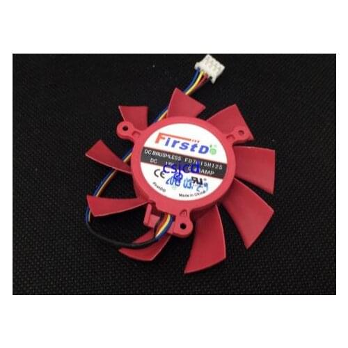 ATI R9-270 FD7015H12S 12V0.43A Public Display Card Fan Four-wire PWM Speed Regulating Fan on Radiator of Display Card