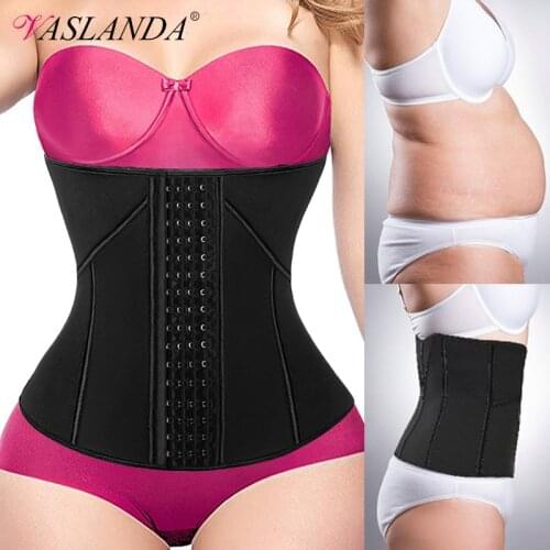 Women Waist Trainer Trimmer Corset Fitness Slimming Belt Body Shaper Weight Loss Sauna Sweat Sports Girdles Gym Straps Modeling
