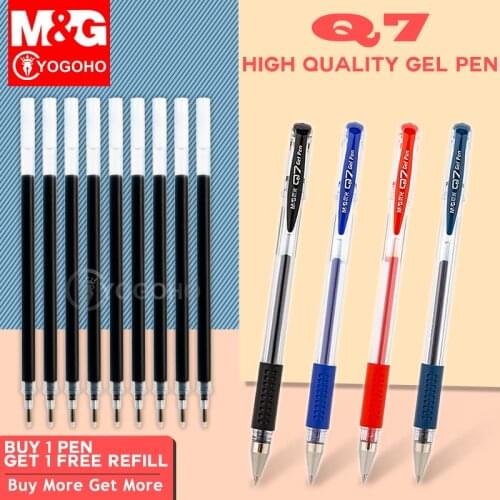 M&G 1/3/6pcs 0.5mm classic series Q7 Plastic material gel pen office Signature pen for student writing gift office school