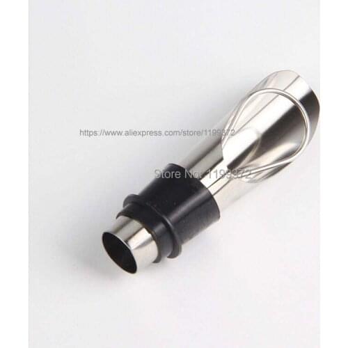 1000pcs/lot NEW 2 in 1 Stainless Steel Wine Funnel Bottle Pourer Funnel Dumping Pourer Stopper Stoppers Plug Driples
