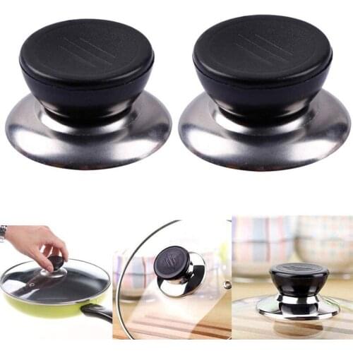 2Pcs Lid Handle Universal Replacement Kitchen Cookware Pot Pan Lid Hand Grip Knob Handle Cover Kitchen Accessories