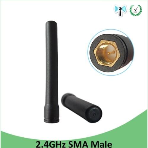 5pcs 2.4GHz WIFI Antenna 2dBi-3dbi Aerial SMA Male connector wi fi antena 2.4 ghz antenne wi-fi for Wireless Router antenas