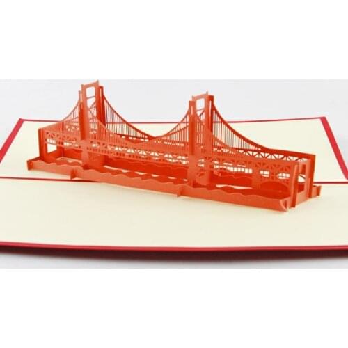 Brooklyn Bridge pop up card/ 3d New York souvenir cards