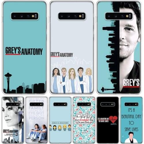 Greys Anatomy Cover Phone Case For Samsung Galaxy S10 S20 Ultra Note 10 9 8 S9 S8 J4 J6 J8 + Lite Plus Pro S7 Coque