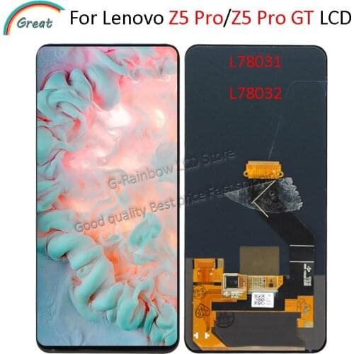 Super AMOLED Display For Lenovo Z5 Pro GT L78032 LCD Touch Panel Screen Digitizer For Lenovo Z5 Pro Display For Lenovo Z5Pro LCD