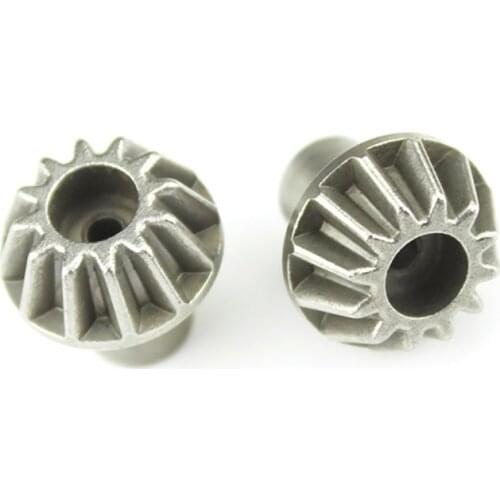 For Wltoys 144001 124019 124018 12428 12423 RC Car Spare Parts 2PCS Metal 12T Gear Upgrade Accessories