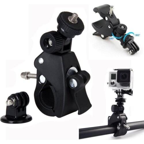 Bike Bicycle Motorcycle Handlebar Handle Bar Mount + Tripod Adapter For camera