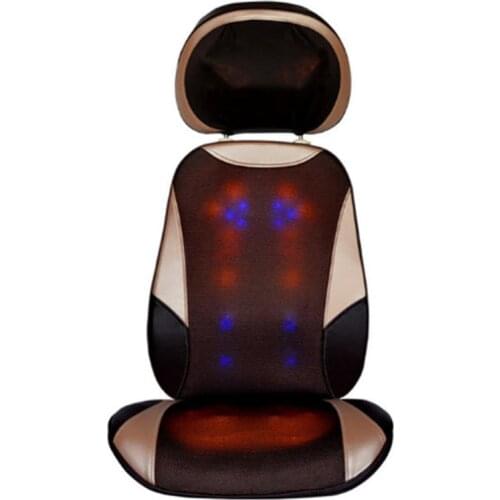 Whole Body Multifunctional Neck Massage Cushion Shiatsu Massage Chair Heated Vibration Kneading Roller Back Foot Massager